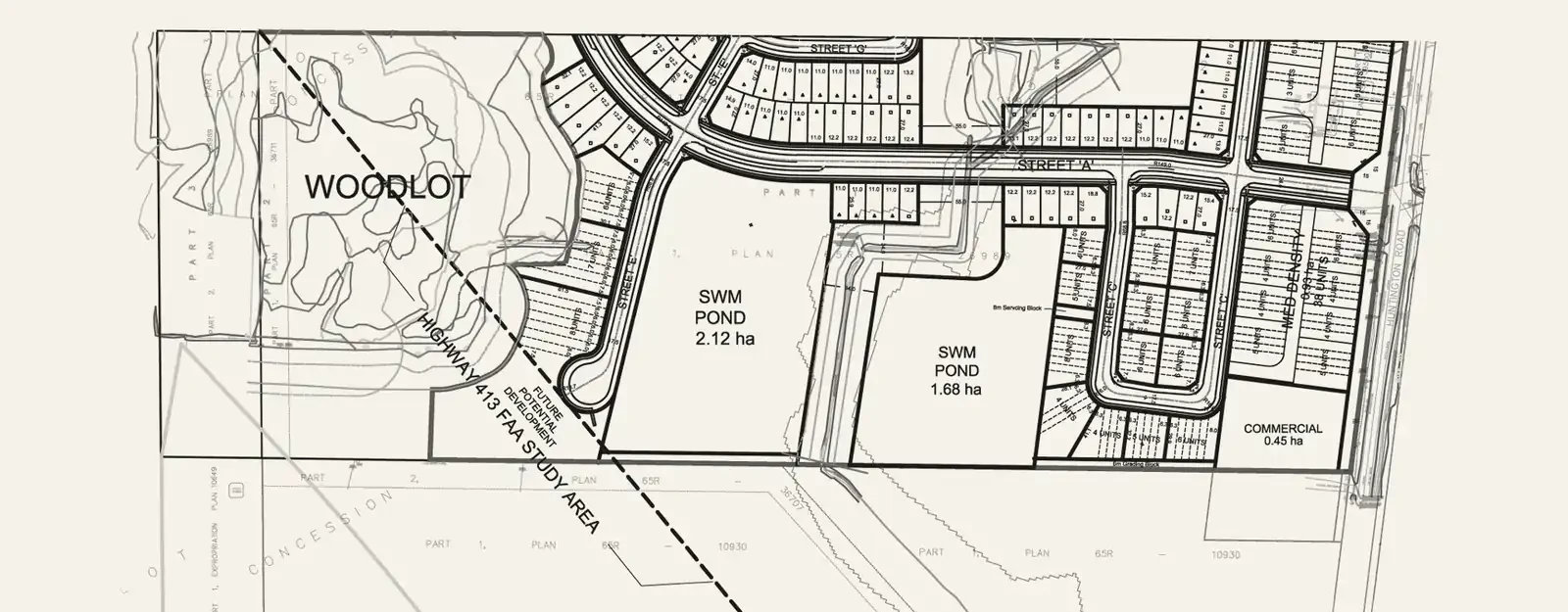Concept plan for Project Kleinburg